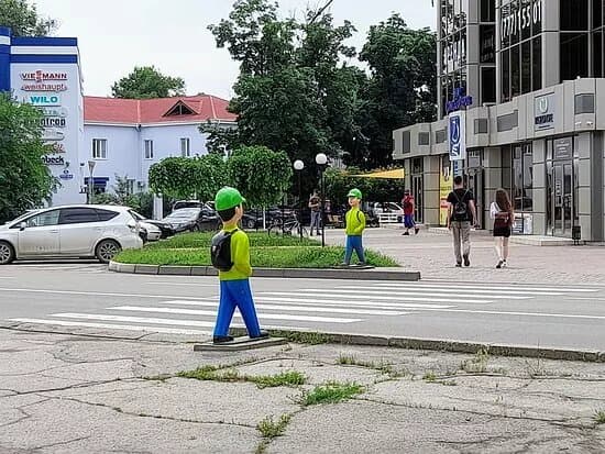 Crosswalk Sculpture