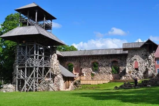 Limbazi Medieval Castle Ruins and Panorama Tower