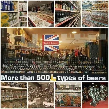 English Tobacco Belgium Beers and Souvenirs