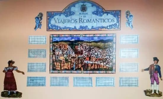 Placa A Los Viajeros Romanticos