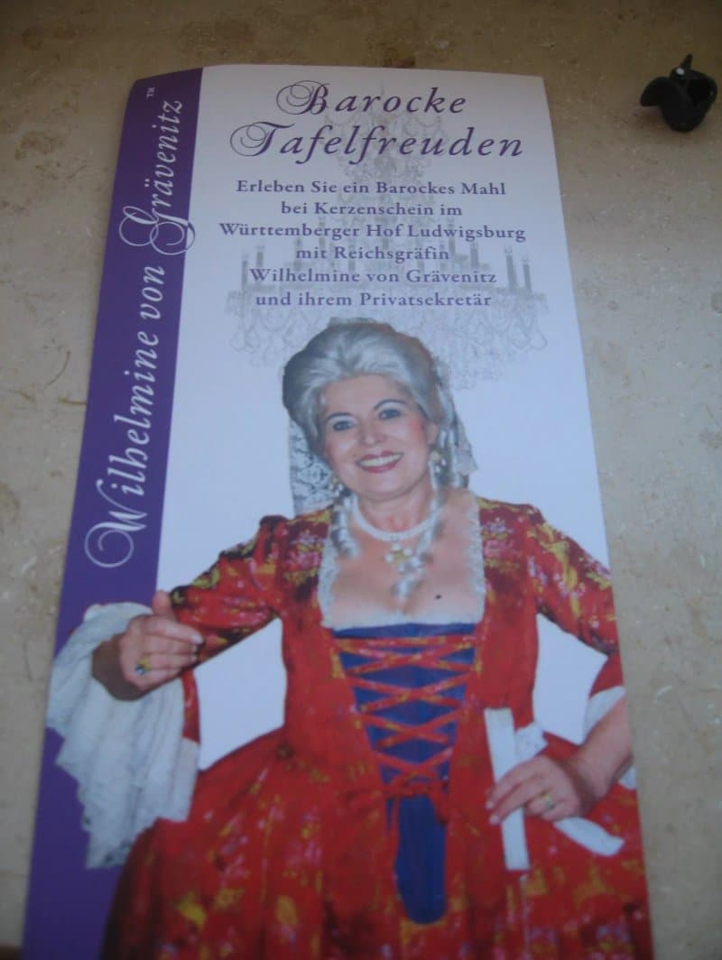 Wilhelmine von Gravenitz - Kostumfuhrung
