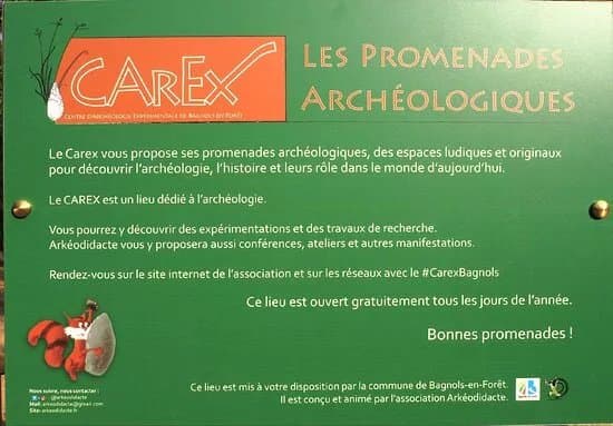 CAREX - Centre d'Archeologie Experimentale - Promenades archeologiques