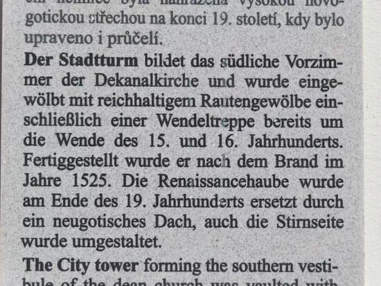 Stadtturm (mestska Vez)