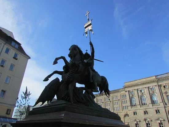 St. George and the Dragon Statue