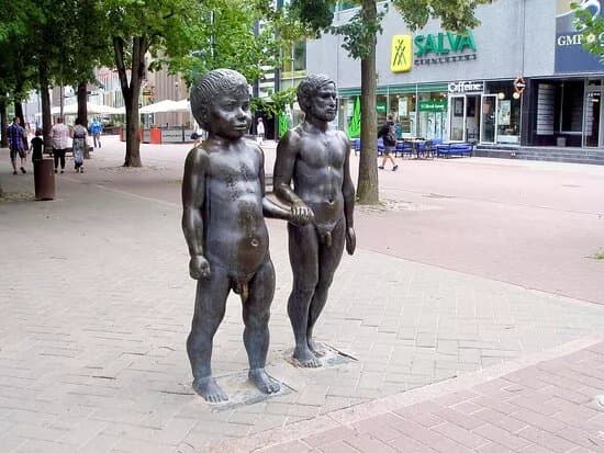 Father and Son Sculpture