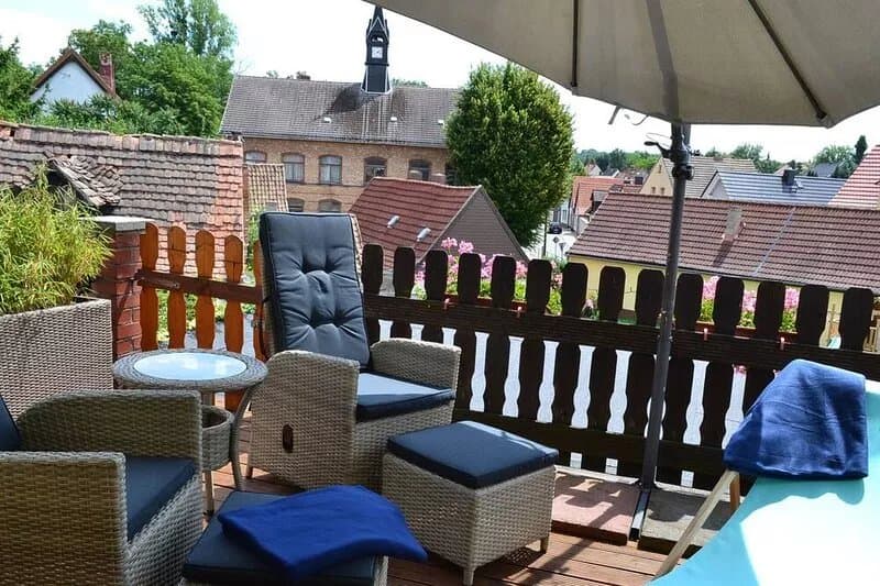 Vacation apartment with a view in Wimmelburg