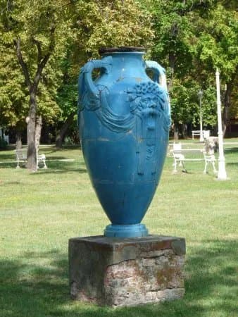 Blue vases