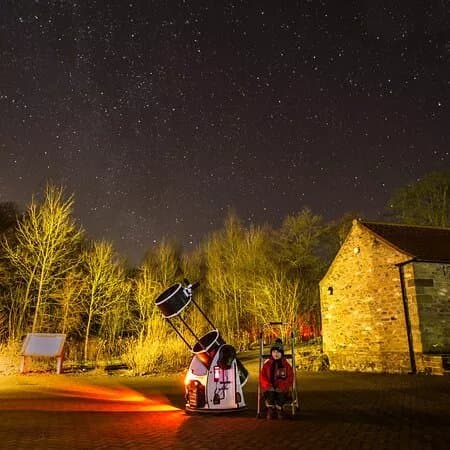 Astro Dog Stargazing