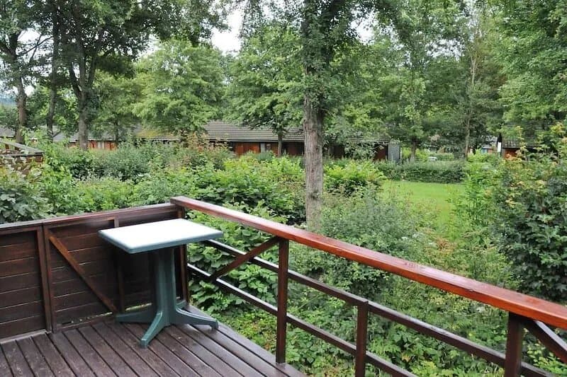 Cozy holiday home with an oven in a green area