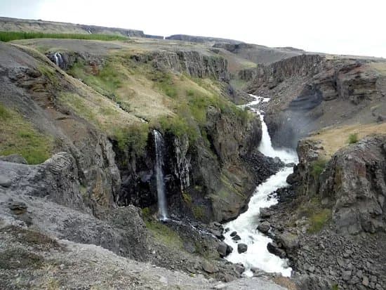 Hengifoss Waterfall