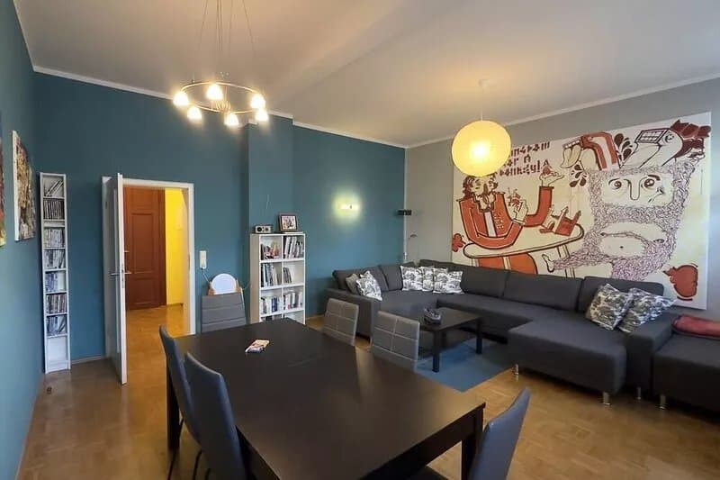 Family-friendly 3-room apartment in the middle of hip Pieschen