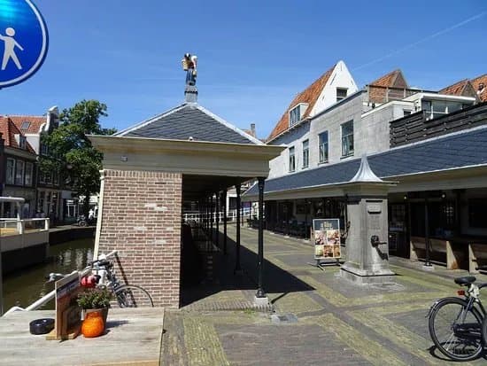 de Visbanken of Vismarkt uit 1755