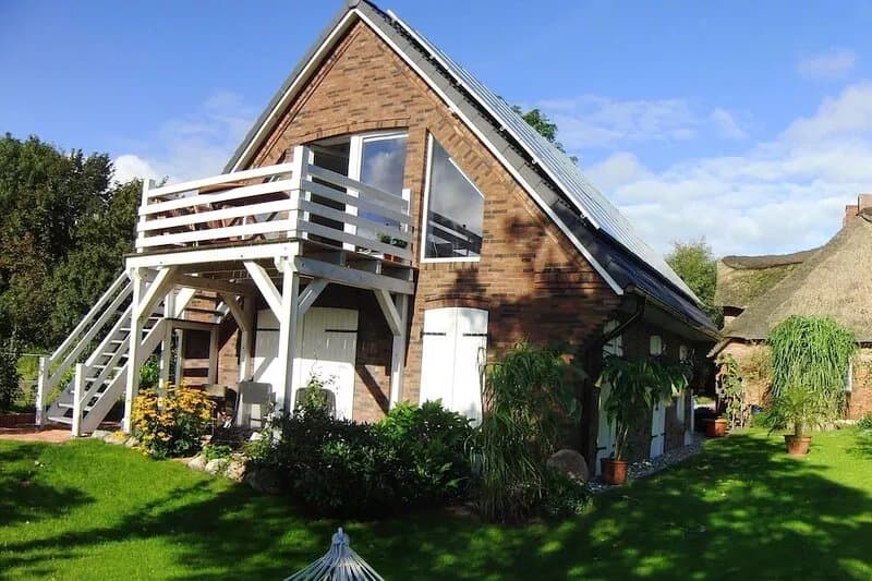 "Ferienhaus Wind" situated at the end of a cul-de-sac with a view over the