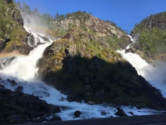 Latefossen Waterfall