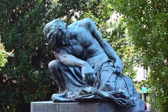 Statue of Moses by Frantisek Bilek