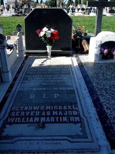 Major Martin's grave