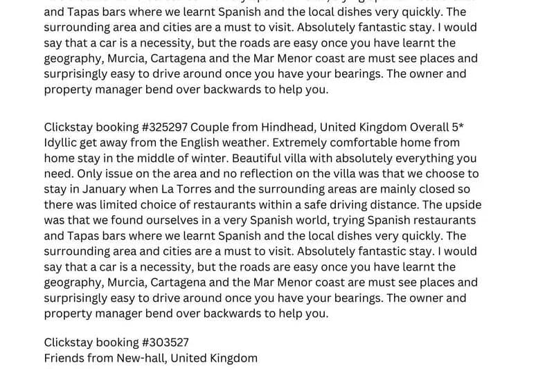 Casa Quisqueya - A Murcia Holiday Rentals Property