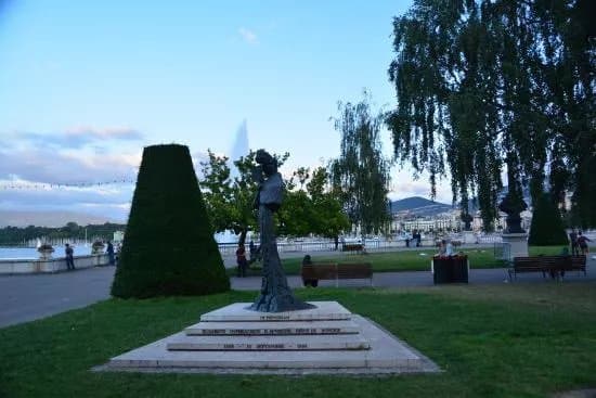 La statue de Sissi Geneve