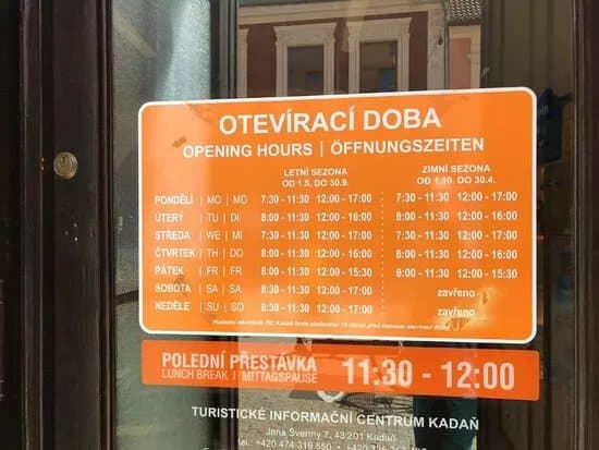 Turisticke informacni centrum Kadan