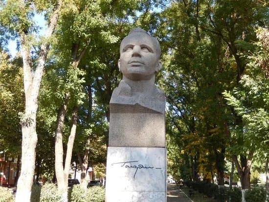 Monument-Bust to Yuriy Gagarin