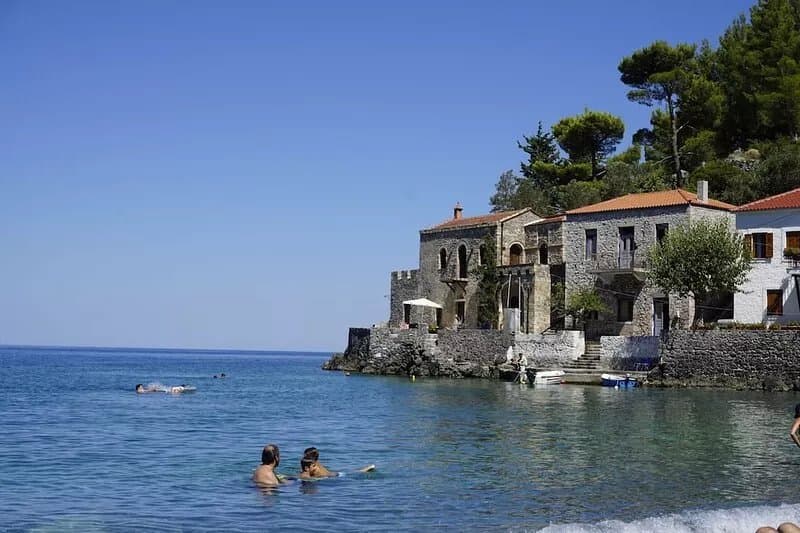 wonderfully restored traditional stone house