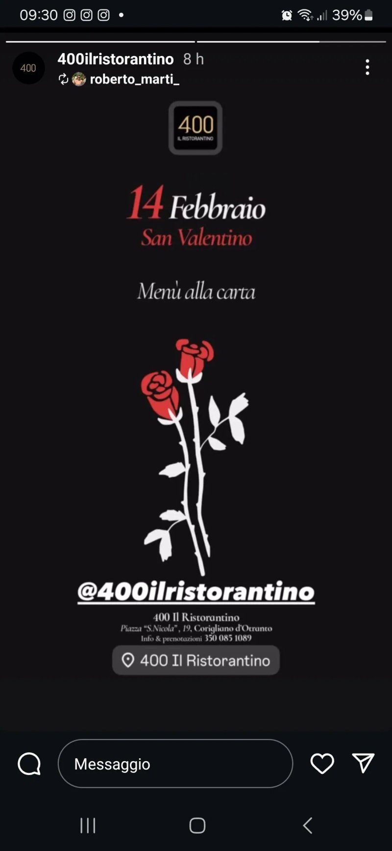 400 Il Ristorantino