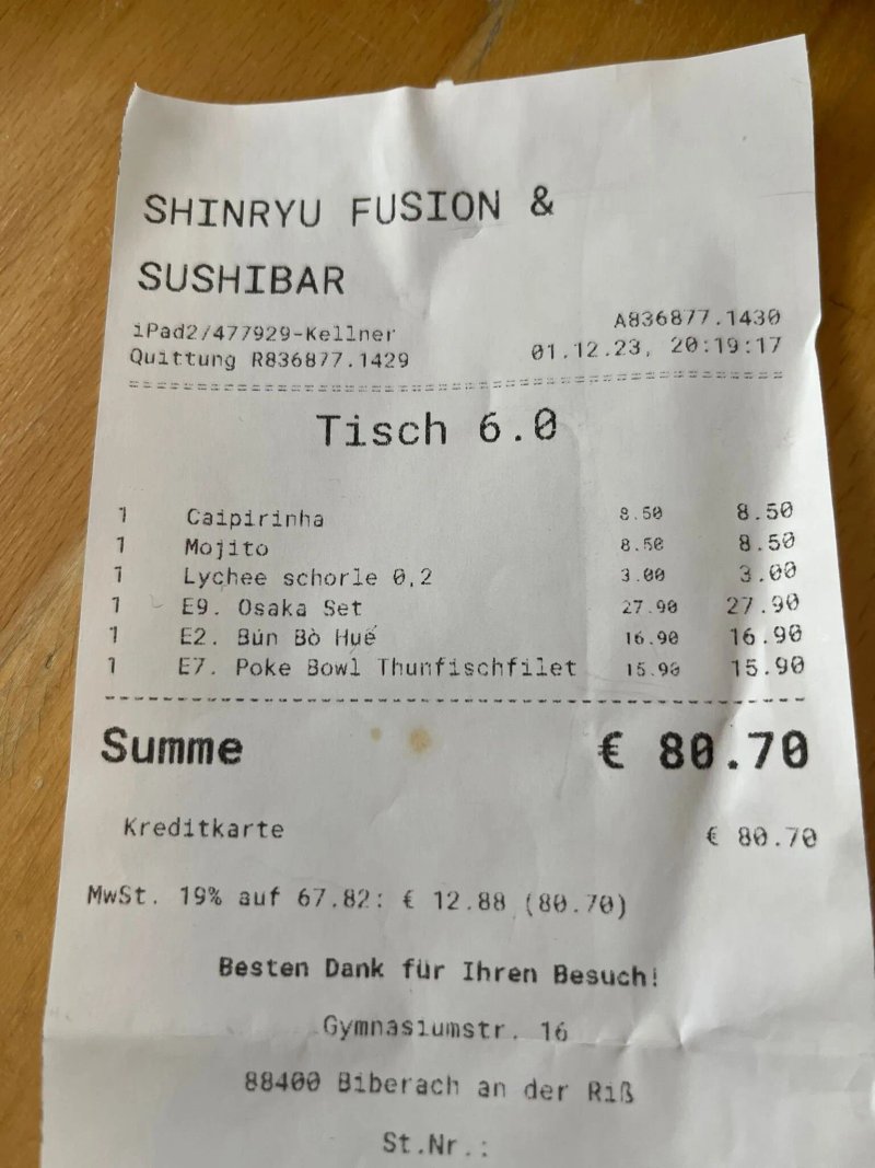 Shinryu Fusion & Sushibar