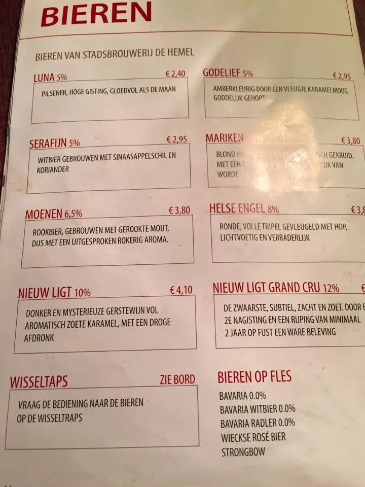 Brouwerscafe & Restaurant De Hemel