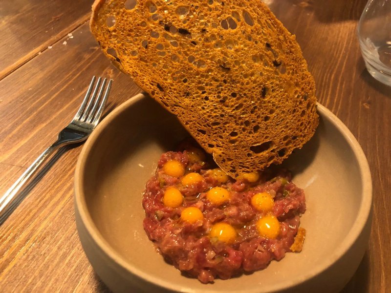 La Tartareria . Raw Food