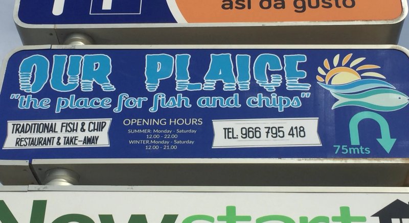 Our Plaice