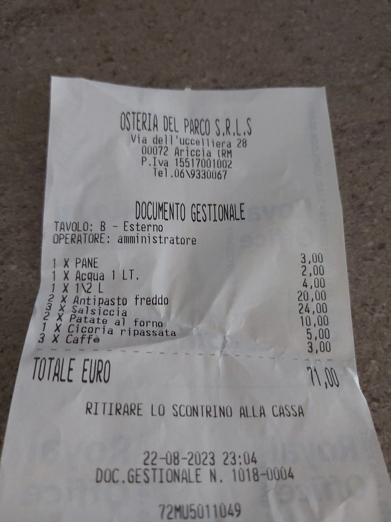 Osteria del Parco