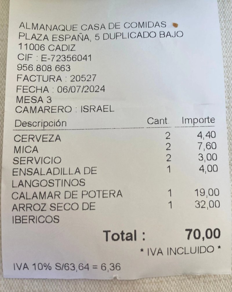 Almanaque Casa de Comidas