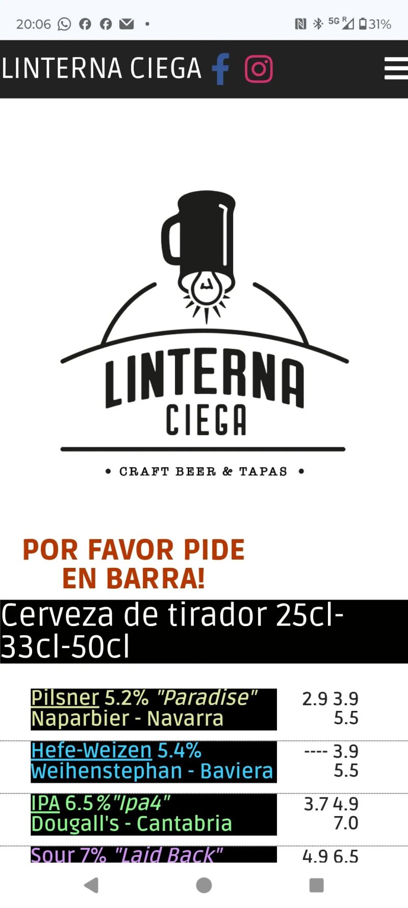 La Linterna Ciega