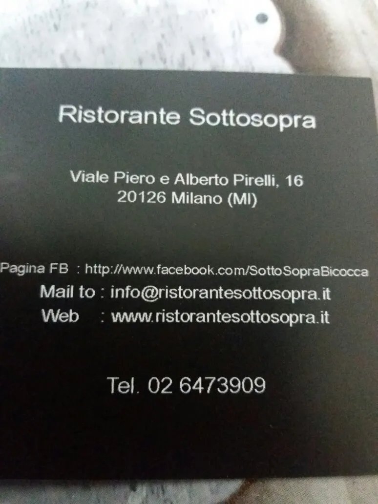 Ristorante SottoSopra