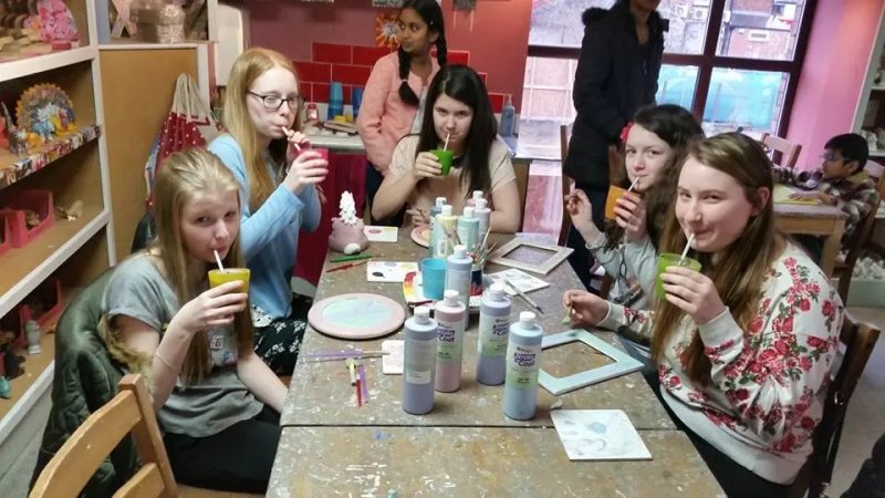 Bean & Brush Family Art Cafe