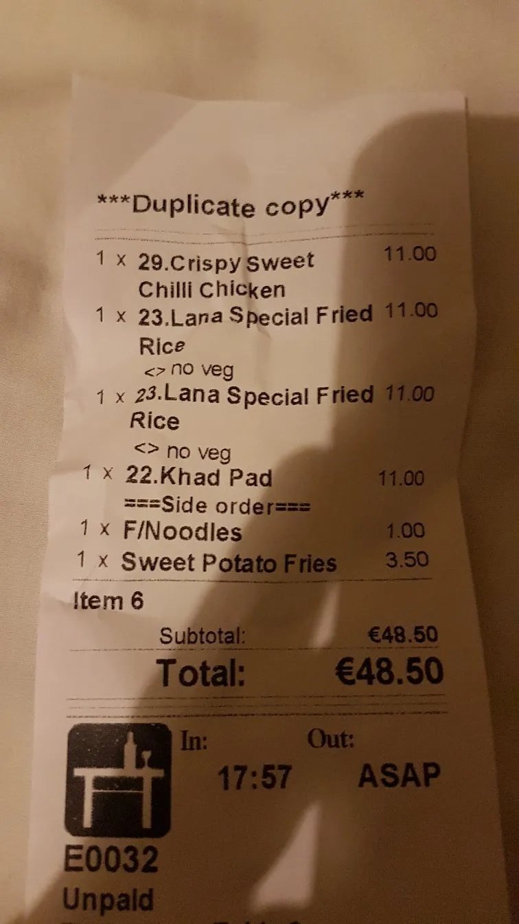 Lana Portlaoise Asian Street Food