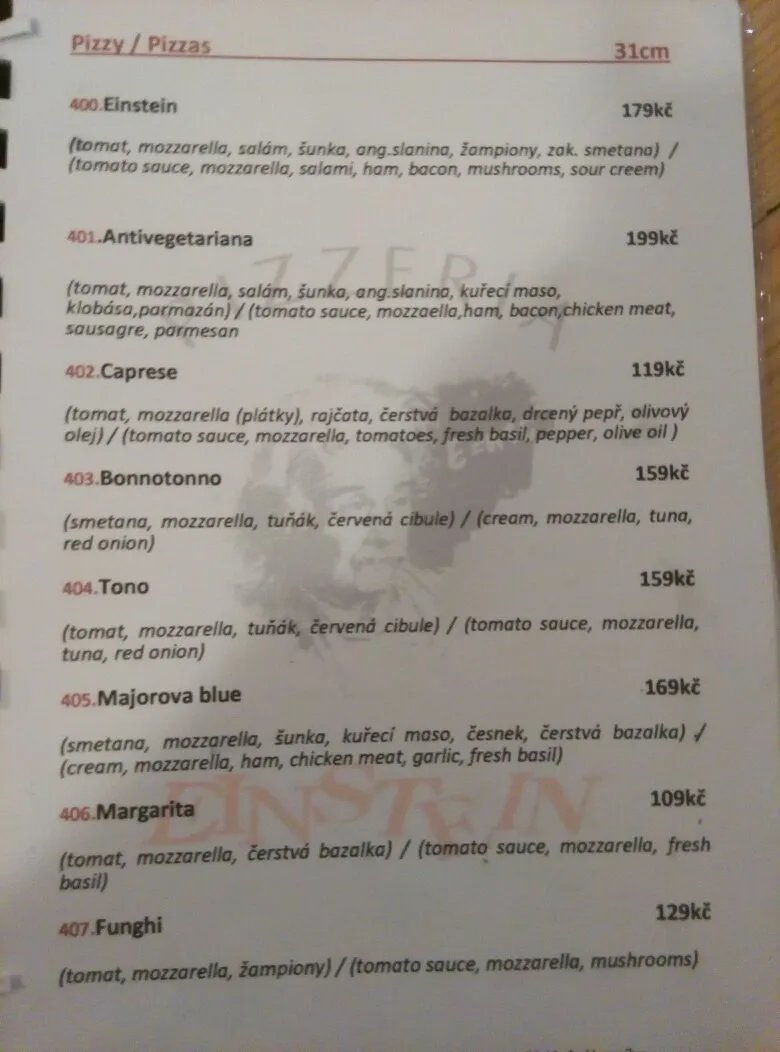 Pizzeria Einstein
