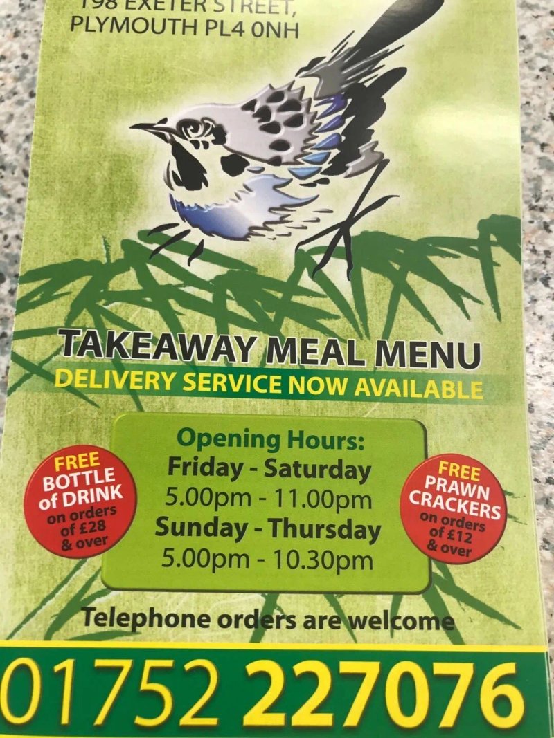 Silver Bird Chinese Takeaway