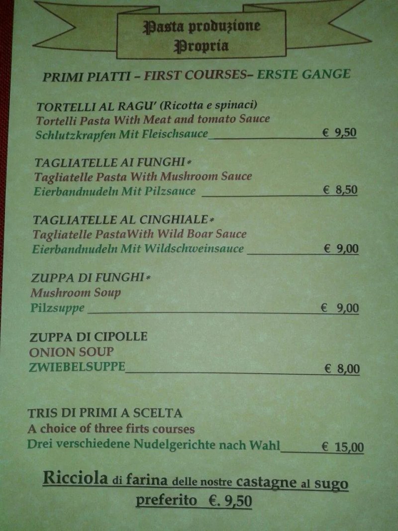 Ristorante Il Castagno da Nichi