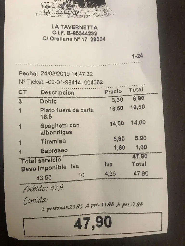 Trattoria La Tavernetta