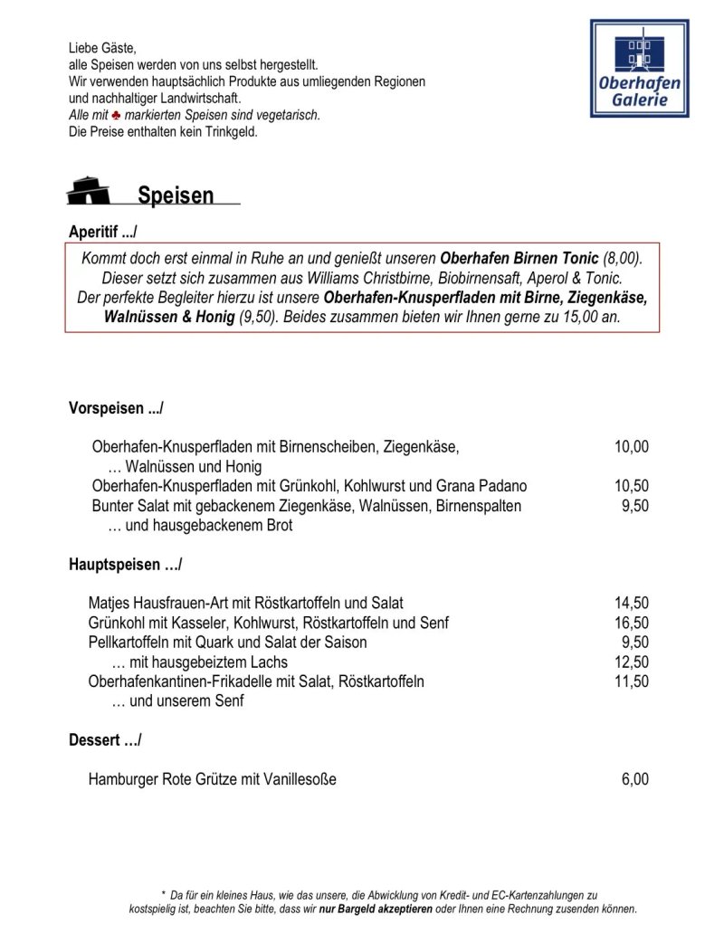 Oberhafen Kantine