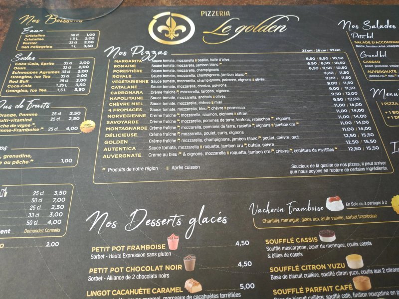 Pizzeria Le Golden