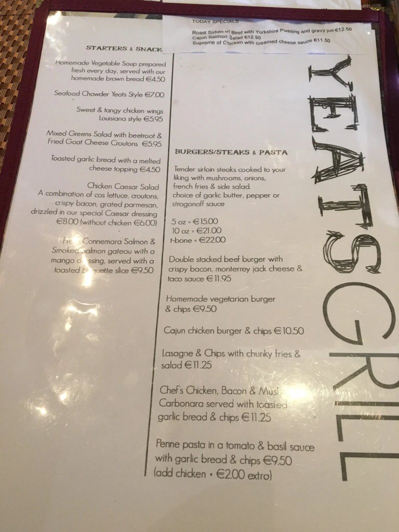 Yeats County Inn