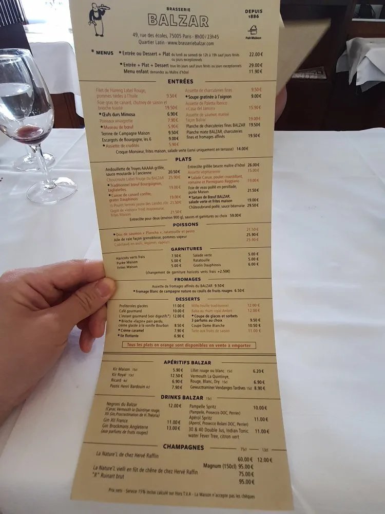 Brasserie Balzar