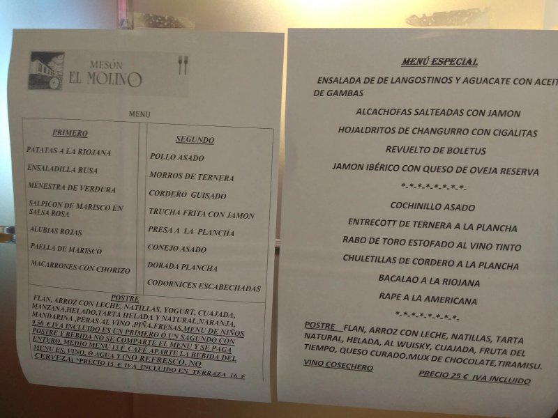 Restaurante Meson El Molino
