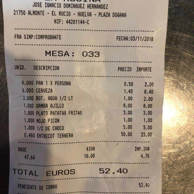 Restaurante la Rocina