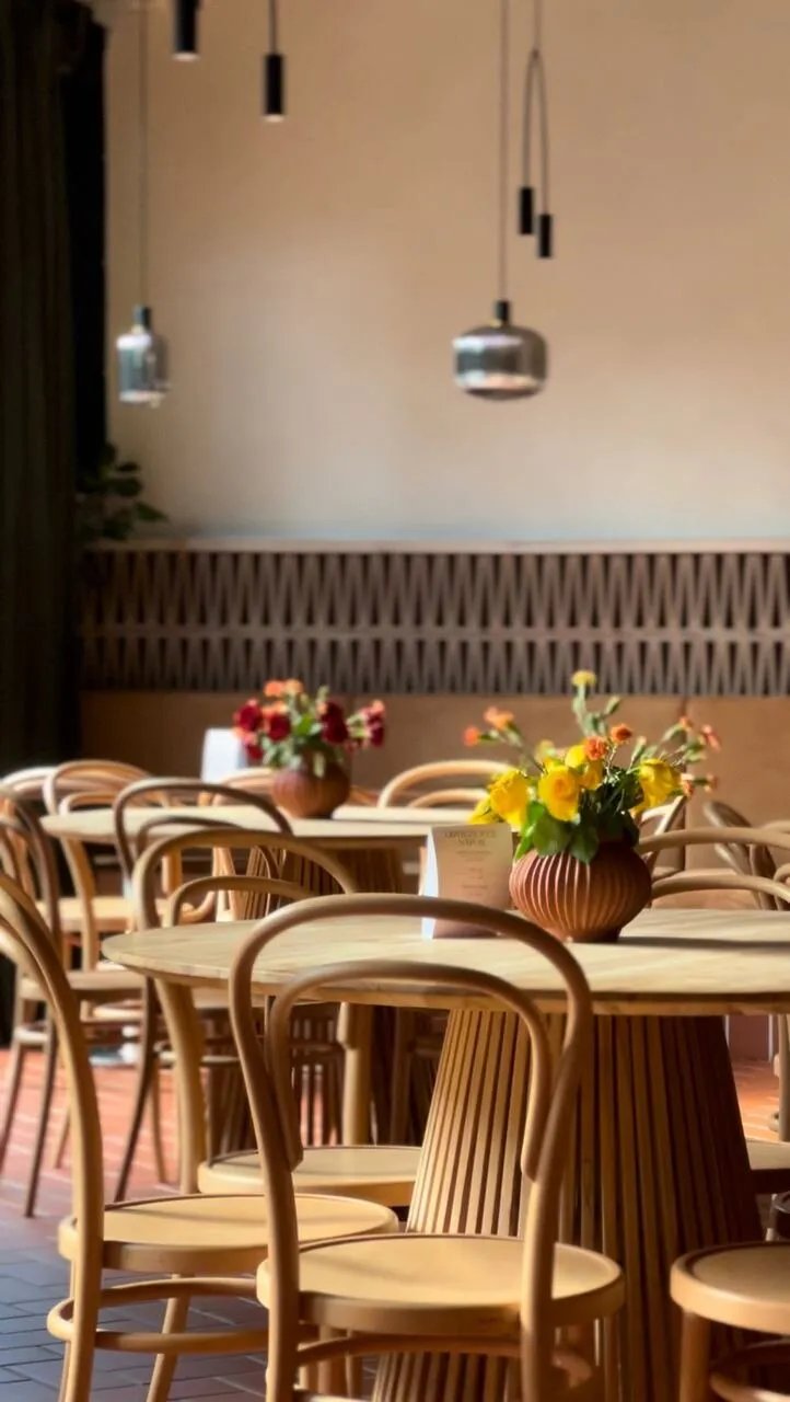 Inside restaurant