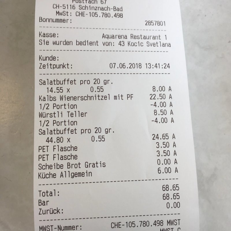 Aquarena Restaurant