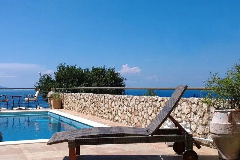 4 People Villa with Private Pool and unique Sea Views of Ionian Sea and Zante