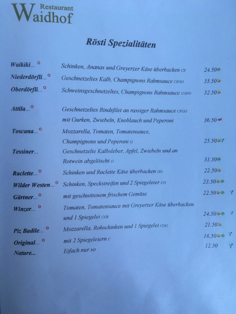 Restaurant Waidhof